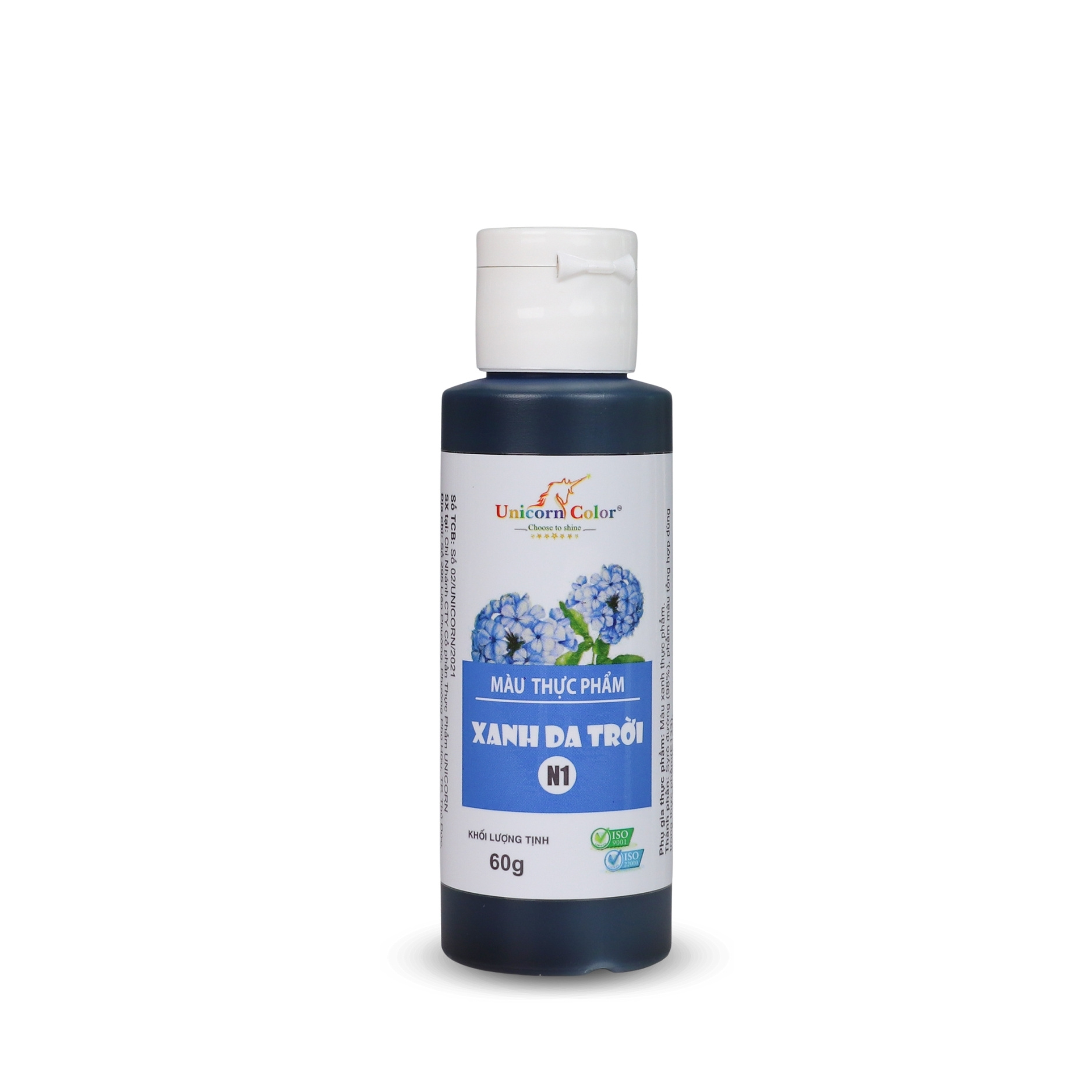 Màu siro Unicorn Xanh Da Trời 60g